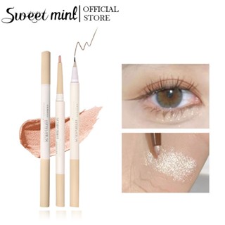 Bút kẻ bọng mắt 2 đầu Sweet Mint Vẽ nhũ mắt bắt sáng hightlight siêu tự nhiên