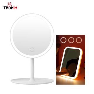 Đèn gương mỹ phẩm Thunlit LED có thể sạc lại 3 màu để bàn Vanity Đèn gương trang điểm