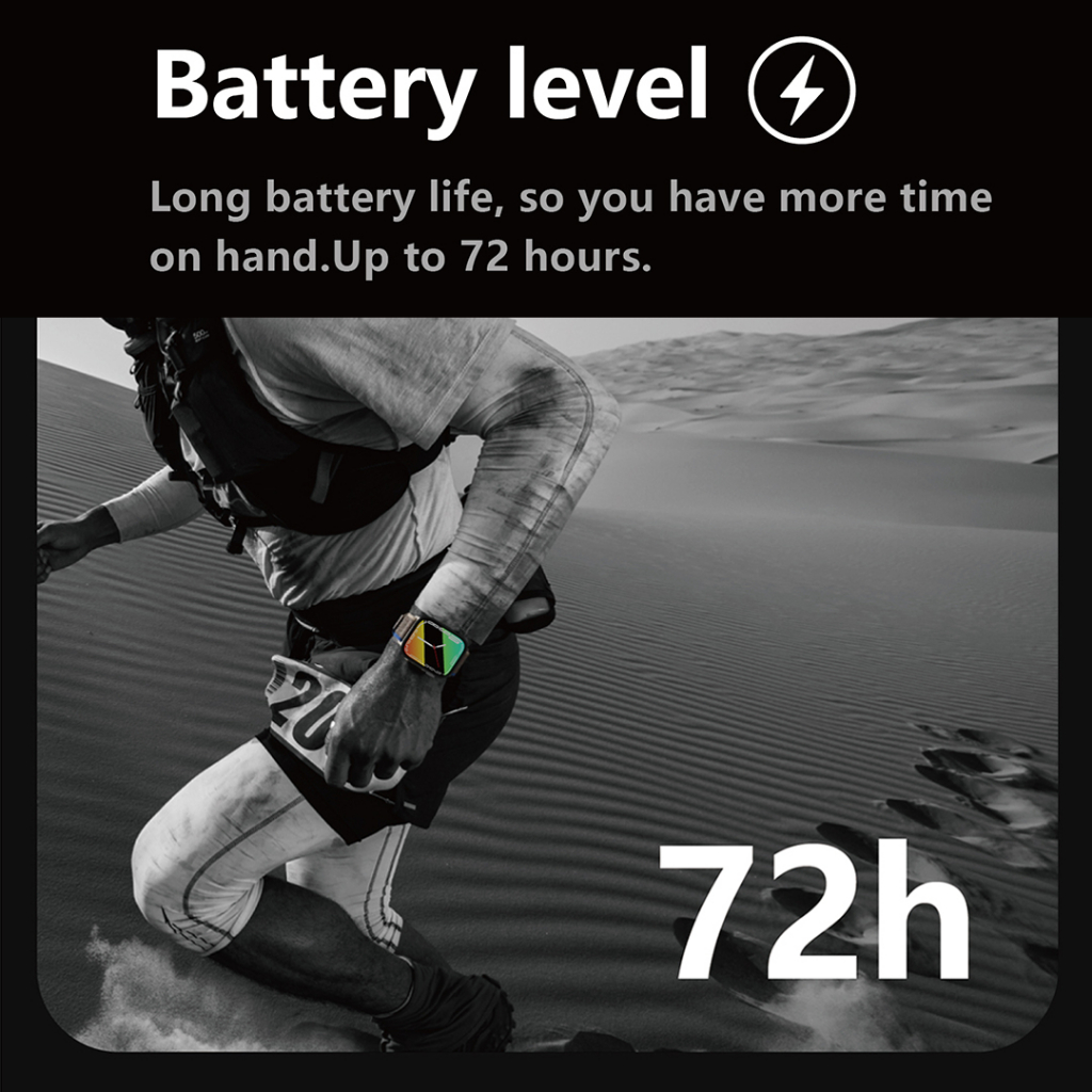 Đồng Hồ Thông Minh H12 Pro+ Màn Hình 1.95 Inch Hỗ Trợ bluetooth Theo Dõi Nhịp Tim / Oxy Trong Máu / Đếm Bước / Thông Tin / Phát Nhạc