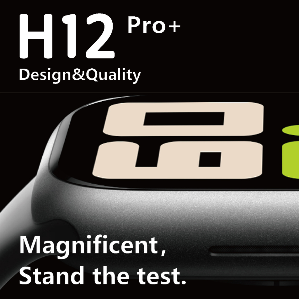 Đồng Hồ Thông Minh H12 Pro+ Màn Hình 1.95 Inch Hỗ Trợ bluetooth Theo Dõi Nhịp Tim / Oxy Trong Máu / Đếm Bước / Thông Tin / Phát Nhạc