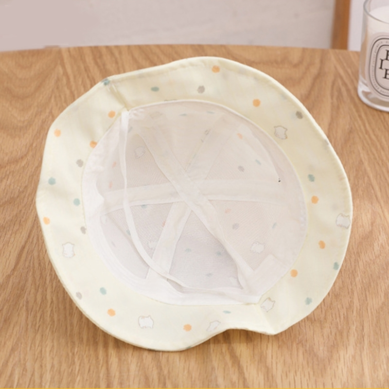 Nón Tai Bèo Chất Liệu Cotton Chống Nắng Thời Trang Mùa Hè Cho Bé Trai Và Gái 3-12 Tháng Tuổi