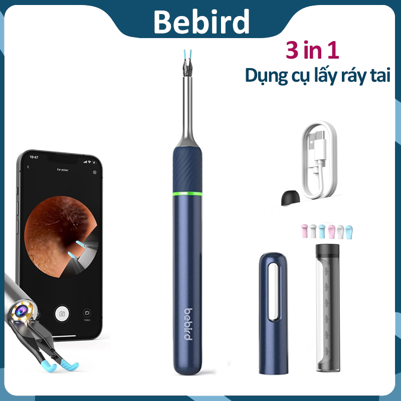 Máy lấy ráy tai Xiaomi Bebird Note 5,Máy lấy ráy tai tiên tiến với tính năng camera và đèn LED
