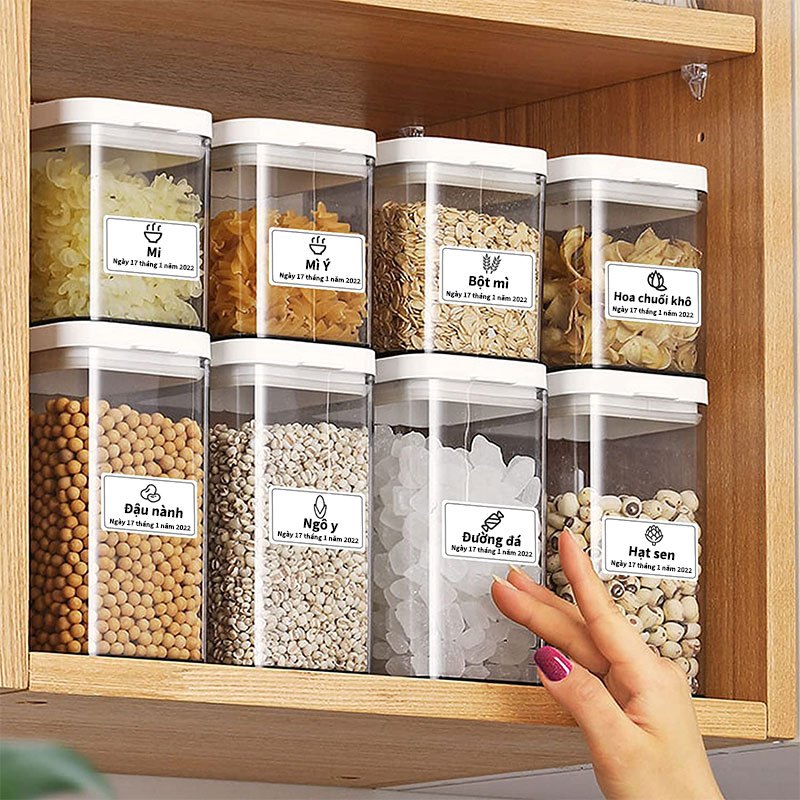 NIIMBOT B21/B1/B3S/B203Giấy nhãn in màu cho ngày lễ Giáng Sinh, nhãn dán tên cho học sinh mẫu giáo, nhãn dán dễ thương cho ghi chú gia đình chống nước.