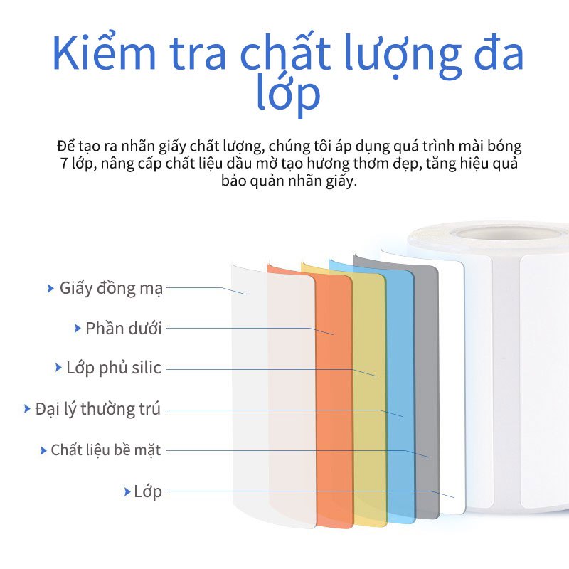 NIIMBOT B21/B1/B3S/B203Giấy nhãn in màu cho ngày lễ Giáng Sinh, nhãn dán tên cho học sinh mẫu giáo, nhãn dán dễ thương cho ghi chú gia đình chống nước.