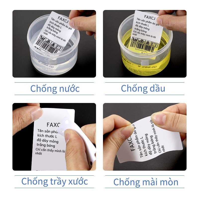 NIIMBOT B21/B1/B3S/B203Giấy nhãn in màu cho ngày lễ Giáng Sinh, nhãn dán tên cho học sinh mẫu giáo, nhãn dán dễ thương cho ghi chú gia đình chống nước.