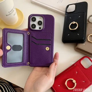 Bao Da Điện Thoại Chống Sốc Tích Hợp Nhẫn Giữ Và Đế Hít Nam Châm Đơn Giản Dành Cho iphone 15 11 12 pro max 14 pro 13 pro max