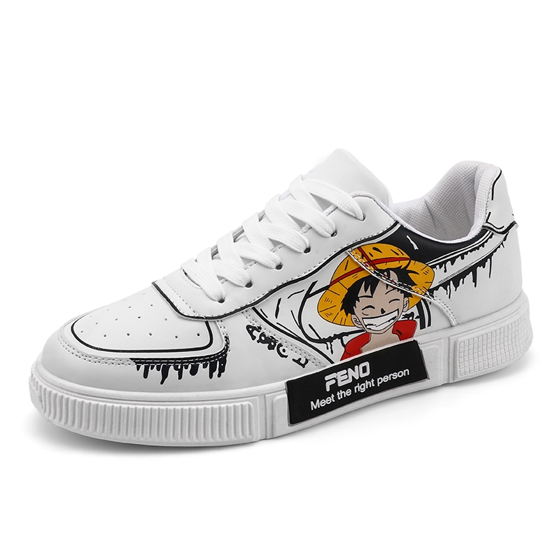 Hàng Có Sẵn Giày sneaker In Hình anime demon slayer Thiết Kế Thoải Mái Bền Bỉ Thời Trang Thường Ngày Cho Nam Và Nữ