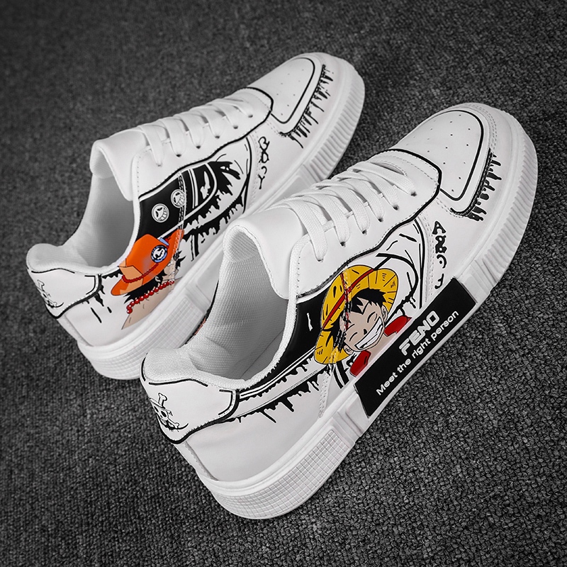 Hàng Có Sẵn Giày sneaker In Hình anime demon slayer Thiết Kế Thoải Mái Bền Bỉ Thời Trang Thường Ngày Cho Nam Và Nữ