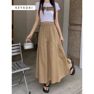 Keyadai chân váy dài phong cách dài a93m026 062911