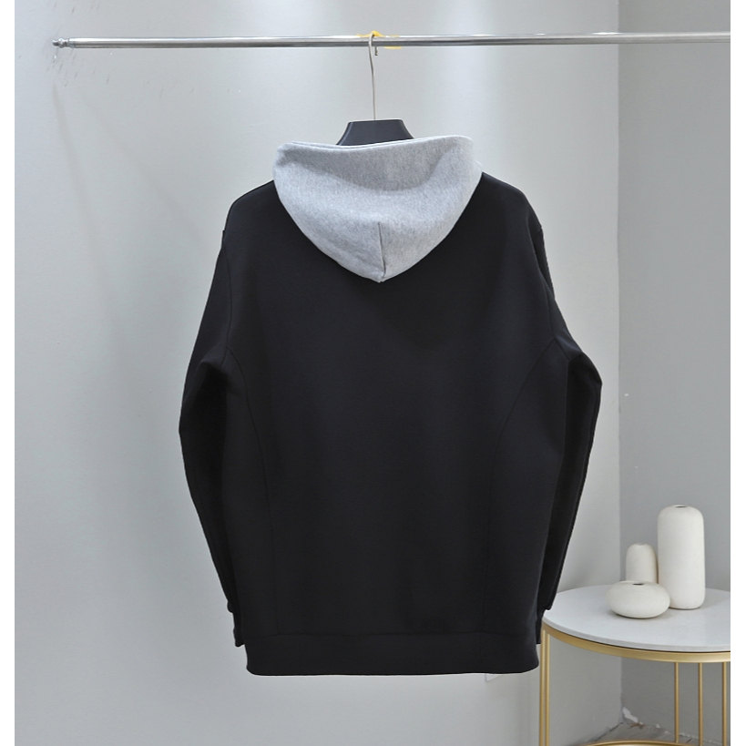 Áo Hoodie Bằng Vải cotton 400g Màu Trơn In Hình Cô Bé Quàng Khăn Đỏ Phong Cách Đường Phố