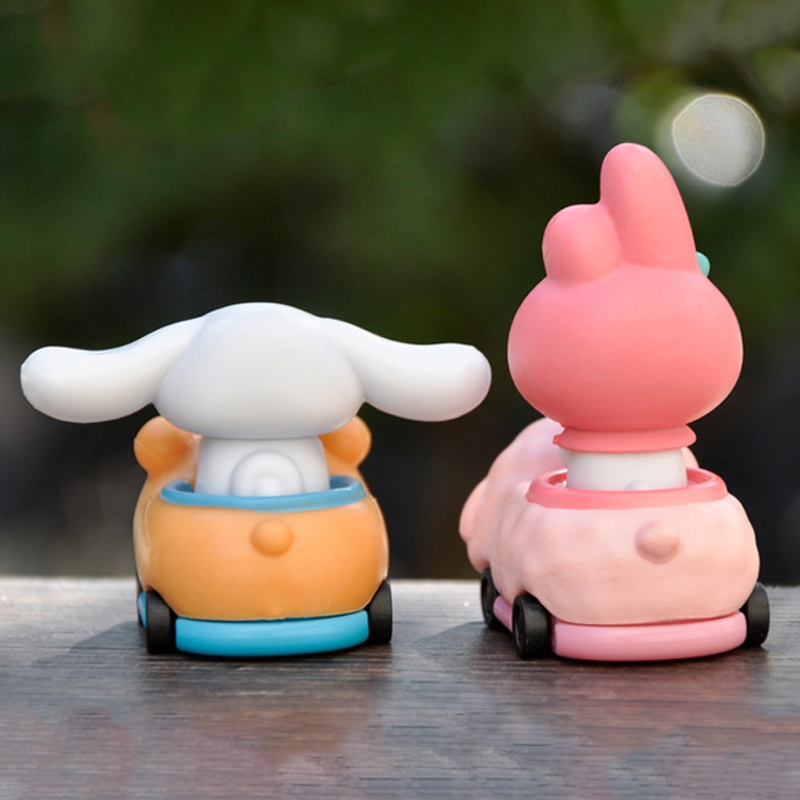 SANRIO Set 4 Mô Hình Nhân Vật Phim Hoạt Hình kuromi cinnamoroll hello kitty 5-7cm