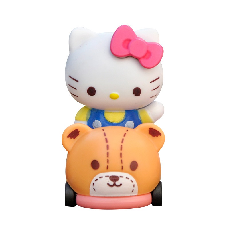 SANRIO Set 4 Mô Hình Nhân Vật Phim Hoạt Hình kuromi cinnamoroll hello kitty 5-7cm