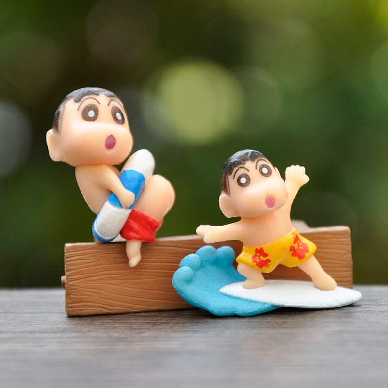 Bộ 8 Mô Hình Nhân Vật shin-chan nohara shinnosuke mini Dễ Thương