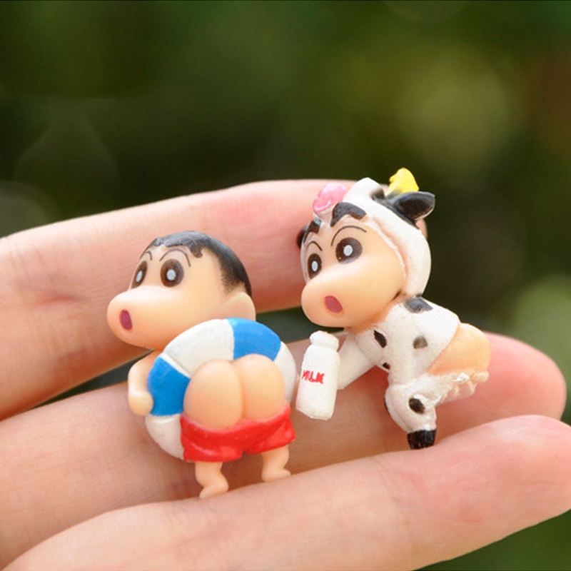 Bộ 8 Mô Hình Nhân Vật shin-chan nohara shinnosuke mini Dễ Thương