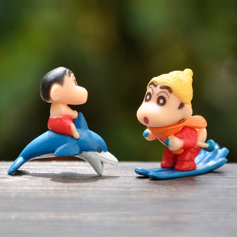 Bộ 8 Mô Hình Nhân Vật shin-chan nohara shinnosuke mini Dễ Thương