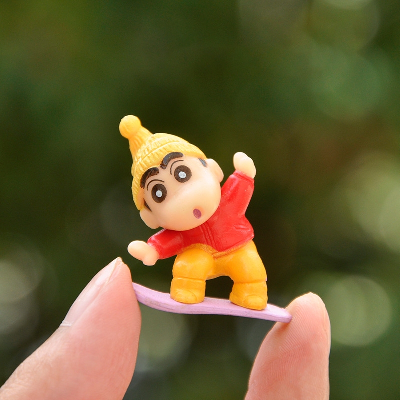 Bộ 8 Mô Hình Nhân Vật shin-chan nohara shinnosuke mini Dễ Thương