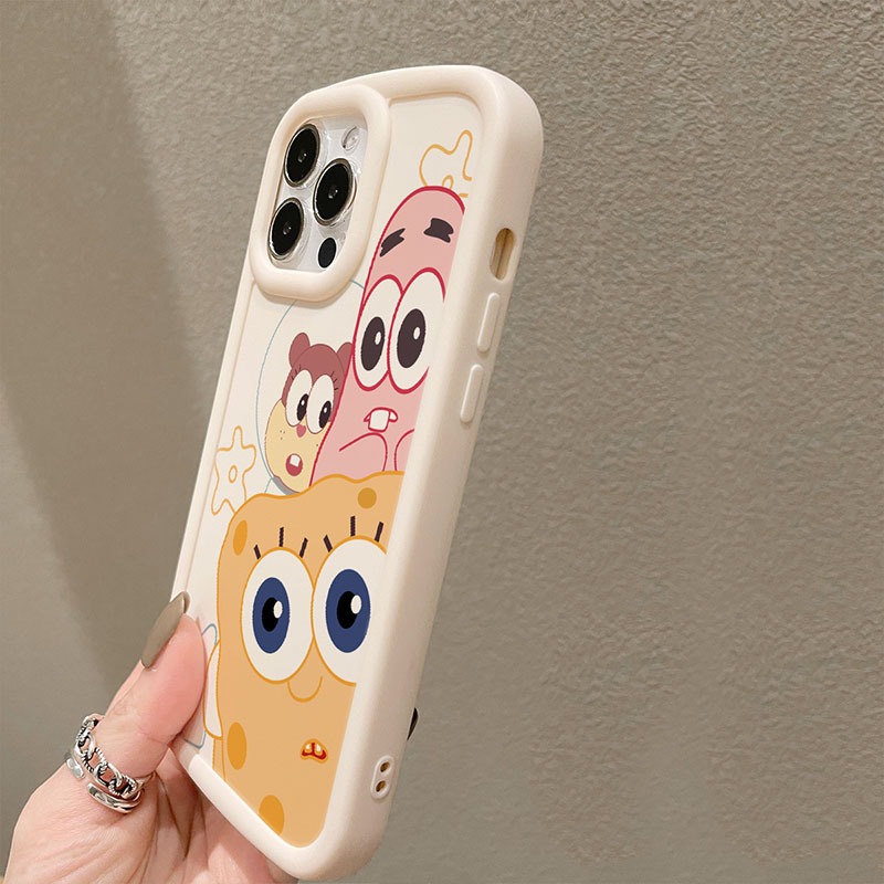 Ốp Điện Thoại Hình Bọt Biển Cho iphone 11promax 8plus xr xsmax 14promax 7 6 7plus 6s plus 14 11 12 13 13pro 11pro 12pro