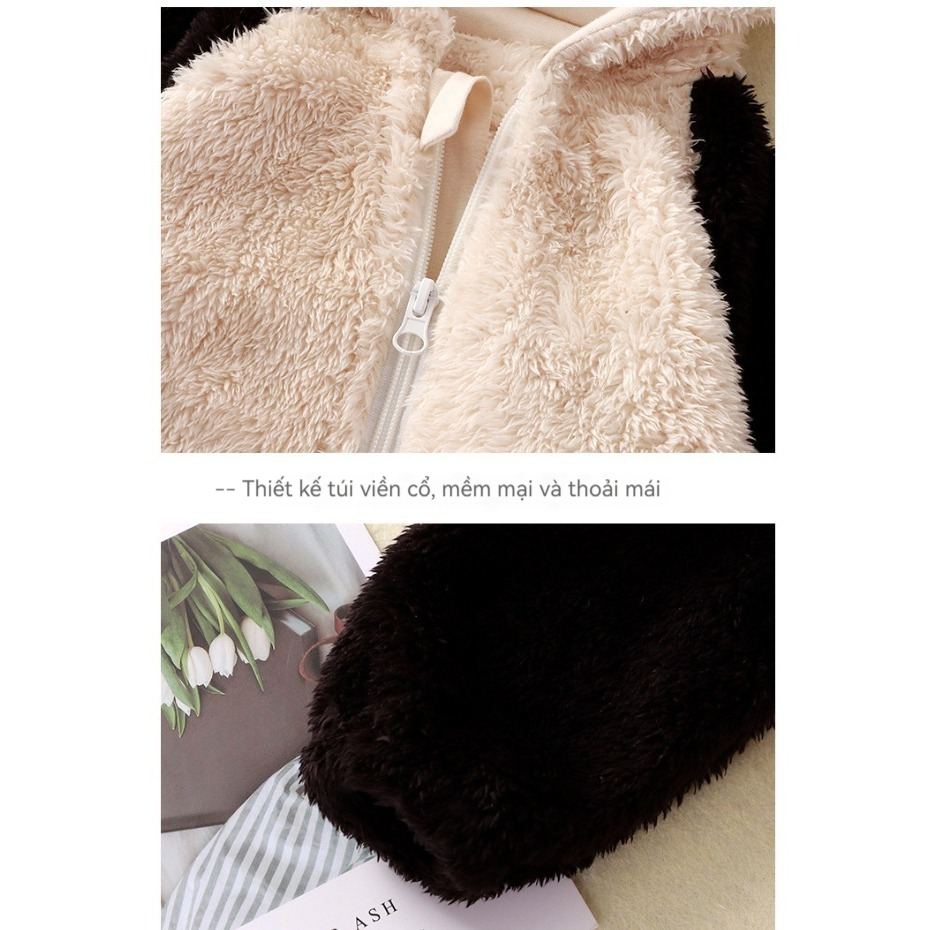 Bộ Đồ Liền Hình Gấu Trúc Xinh Xắn Cho Bé