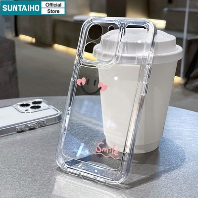 Suntaiho Ốp Điện Thoại Silicon Mềm Trong Suốt Chống Bẩn Cho iphone 15 14 12 13 11 pro max ip 7 8 plus x xs xr xs max