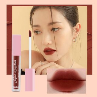 Son bedivar air mist lip Cream, matte, plain makeup, bean paste, white non-stick, cup lip Clay, lip glaze, Son kem, Son kem, Son kem, Sinh viên
