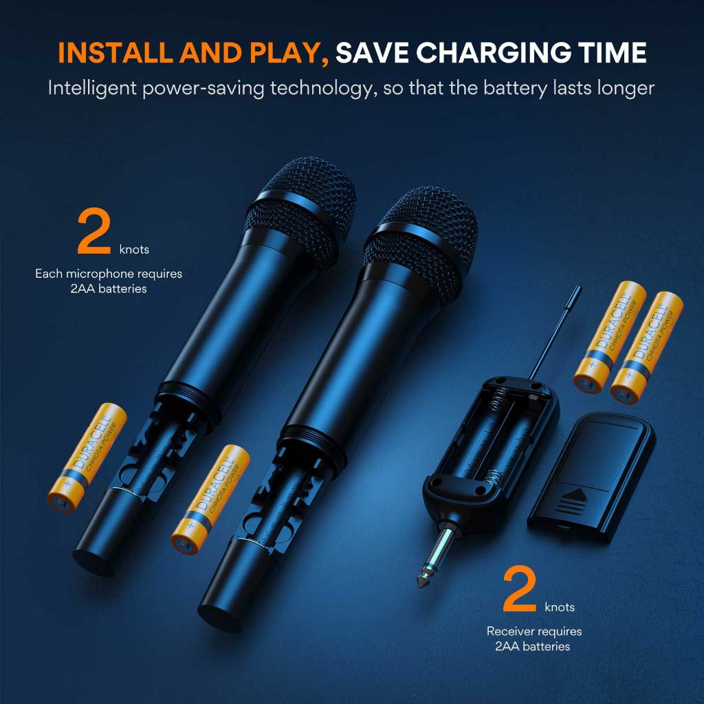 Maono Bộ Micro Không Dây wm760-a1 Chuyên Nghiệp Kèm Thẻ Âm Thanh karaoke