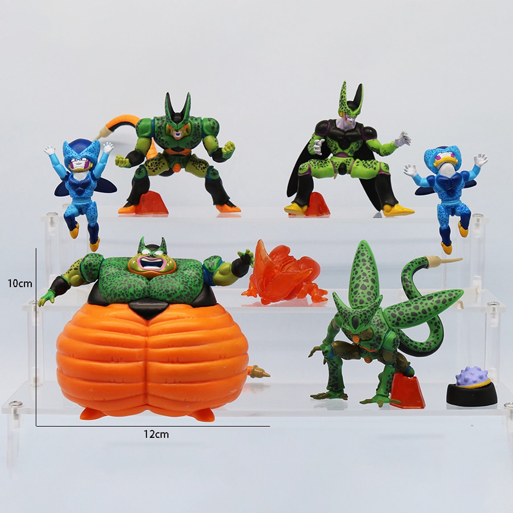 Set 8 Mô Hình Nhân Vật Phim Hoạt Hình dragon ball z 10cm Trang Trí Bàn Làm Việc