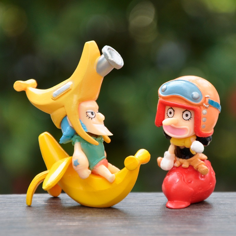 Set 9 Mô Hình Nhân Vật Phim Hoạt Hình one piece 5-7cm
