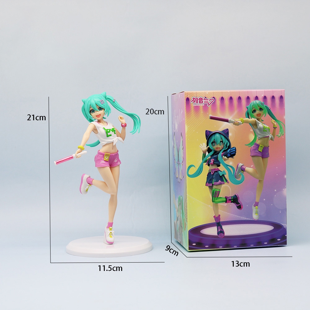 Mô Hình Nhân Vật hatsune miku 19-21cm Trang Trí Bàn Làm Việc