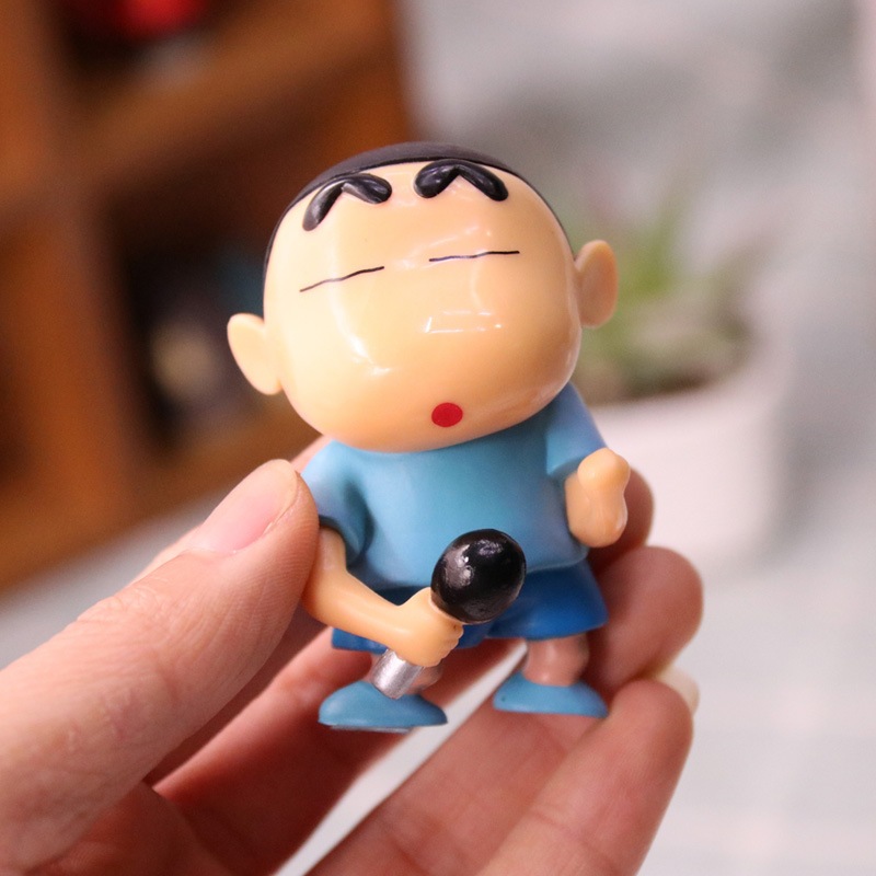 Set 10 Mô Hình Nhân Vật Phim Hoạt Hình shin-chan Bằng Pvc