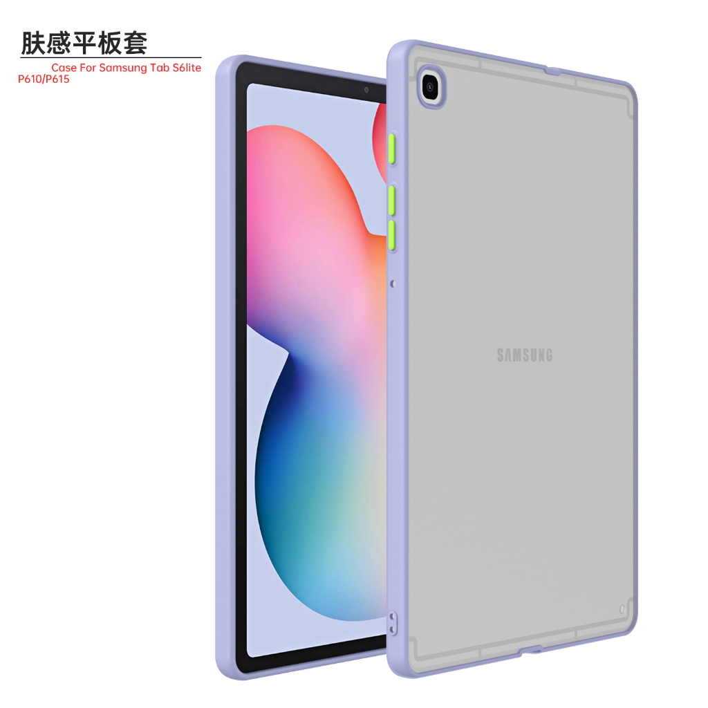 Thời trang mờ mờ máy tính bảng trường hợp Cho Samsung Galaxy Tab A9 A9+ A8 A7 S6 Lite LTE WiFi 8.7 10.4 10.5 11.0inch SM-X115 X110 X216 X210 X200 X205 X207 T500 T220 T225 T295 P610