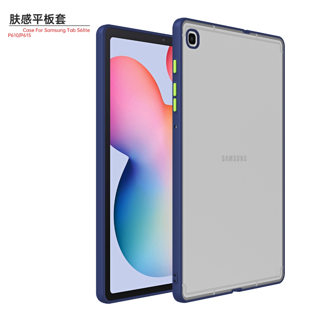 Thời trang mờ mờ máy tính bảng trường hợp Cho Samsung Galaxy Tab A9 A9+ A8 A7 S6 Lite LTE WiFi 8.7 10.4 10.5 11.0inch SM-X115 X110 X216 X210 X200 X205 X207 T500 T220 T225 T295 P610