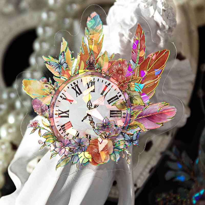 Mr. Paper 20 vé/túi Dán chống thấm nước PET Mơ ước dreamcatcher Đồng hồ Vỏ sò dán Sáng tạo tài khoản Nguyên liệu ghép đôi goolka DIY điện thoại di động Đặt lá bài Hình dán trang trí