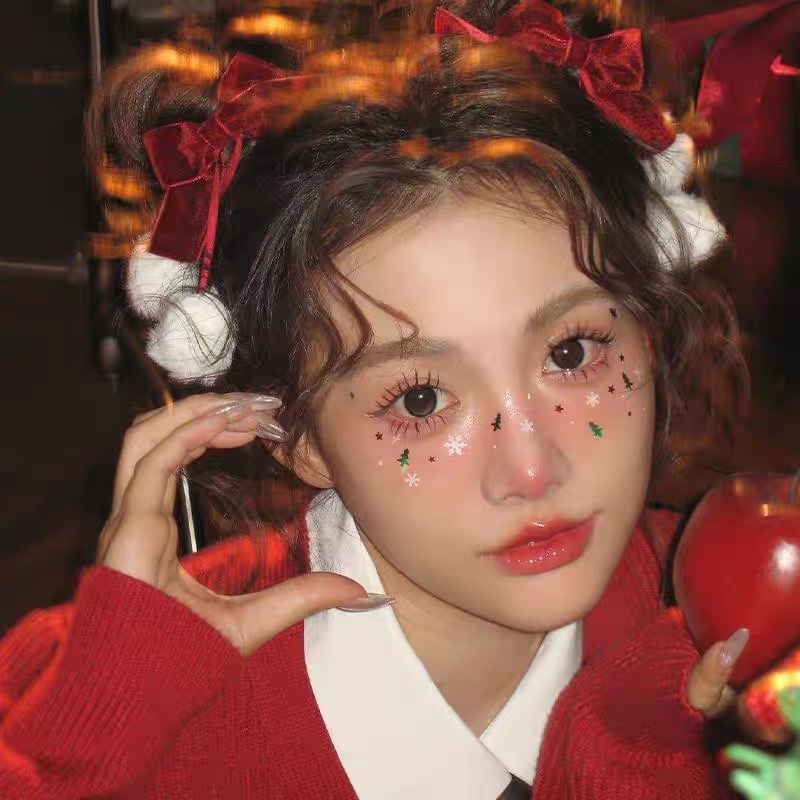 Dễ Thương Kẹp Tóc Hình Nơ Đỏ Xinh Xắn Cho Nữ