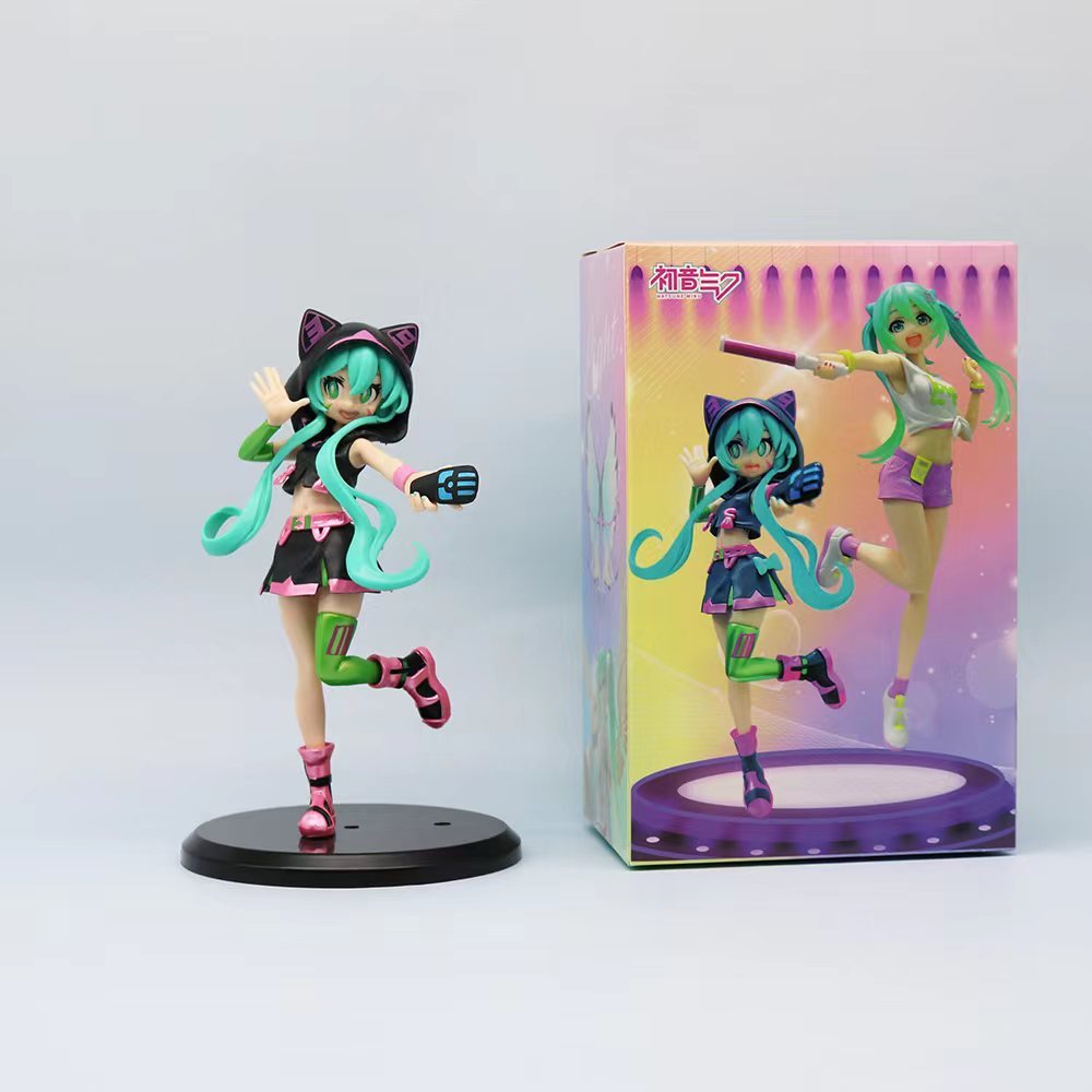 Mô Hình Nhân Vật hatsune miku 19-21cm Trang Trí Bàn Làm Việc