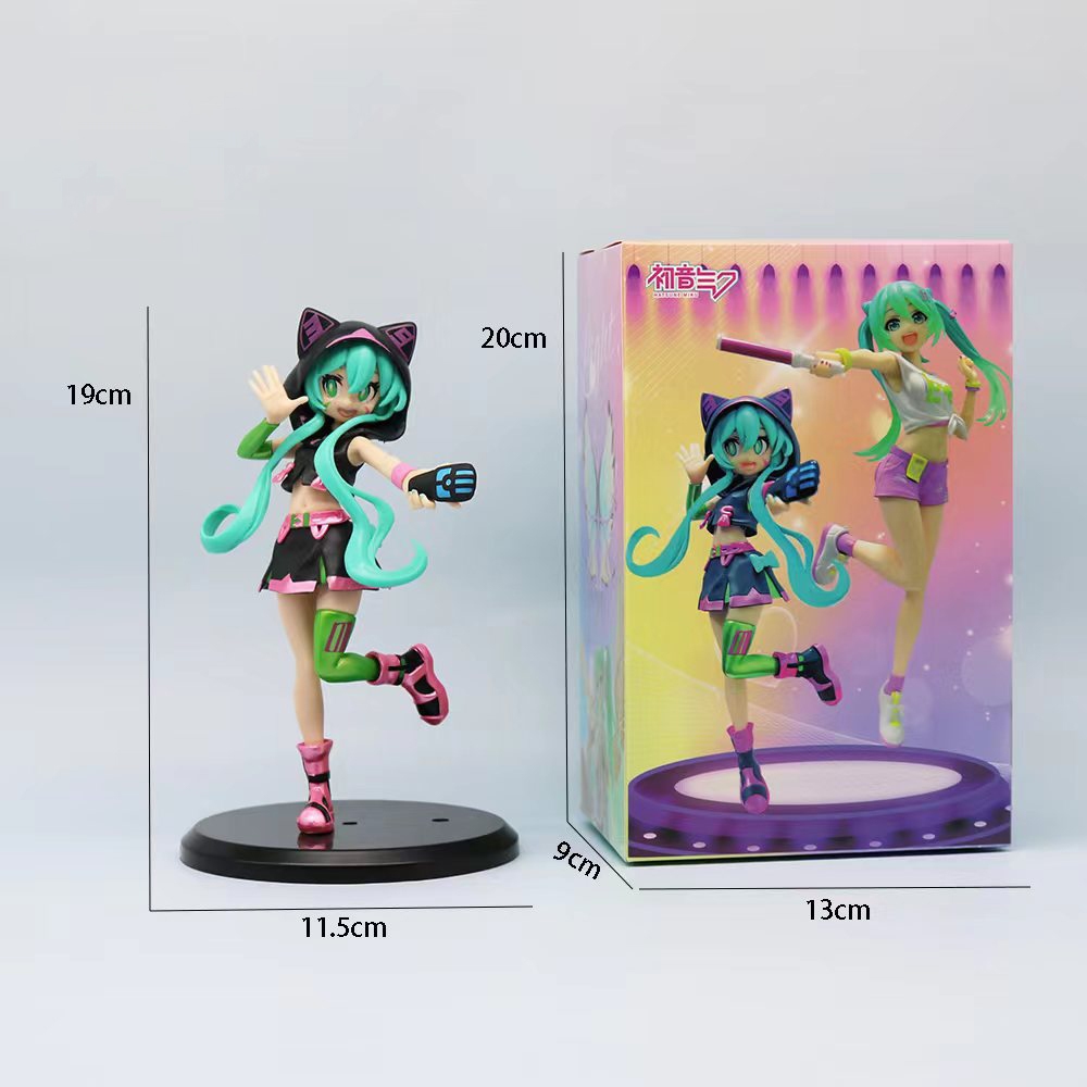 Mô Hình Nhân Vật hatsune miku 19-21cm Trang Trí Bàn Làm Việc