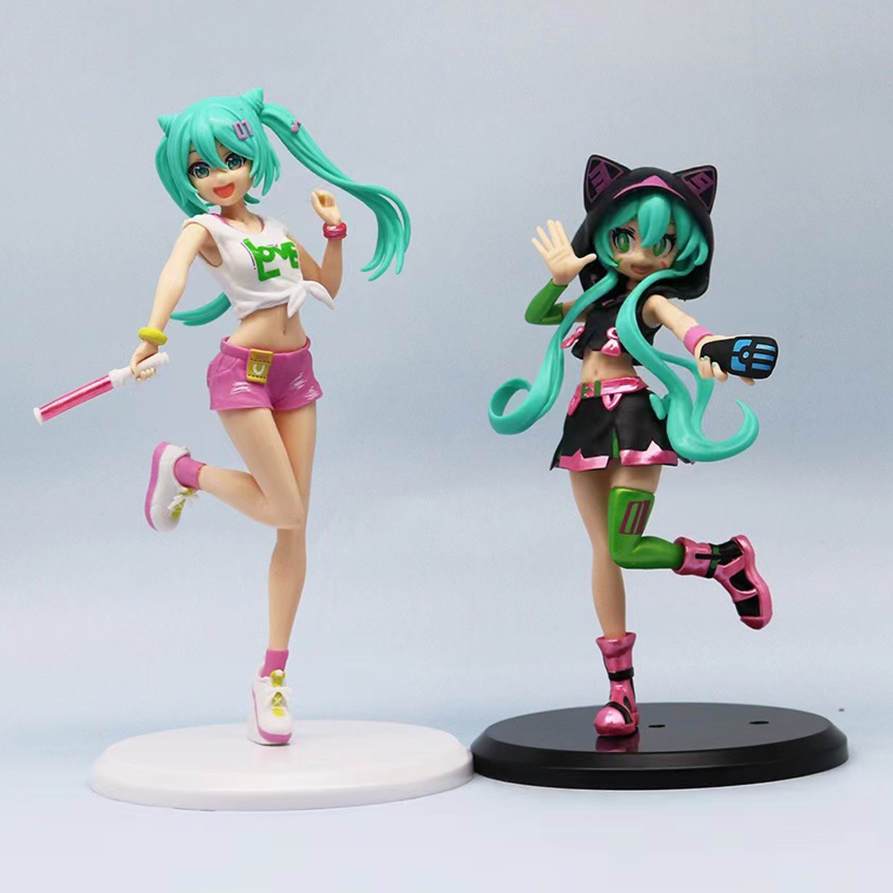 Mô Hình Nhân Vật hatsune miku 19-21cm Trang Trí Bàn Làm Việc