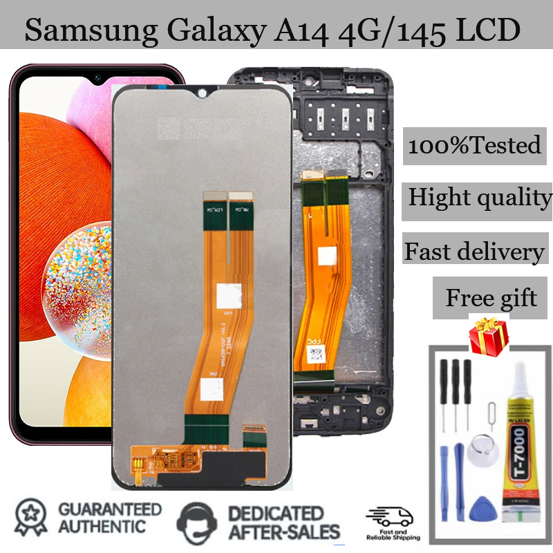 Dành Cho Samsung Galaxy A14 4G Màn Hình LCD Màn Hình Hiển Thị Bộ Số Hóa Cảm Ứng Lắp Ráp Các Bộ Phận 