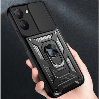 Ôp Điện Thoại Kèm Giá Đỡ Cho vivo y76 y36 y27 y27s y20 y17s y16 y17 y15 y15s y15a y12 y02 y02t 4g 5g Ốp