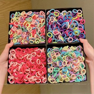 Set 100 Dây Buộc Tóc Co Giãn Cho Bé Gái