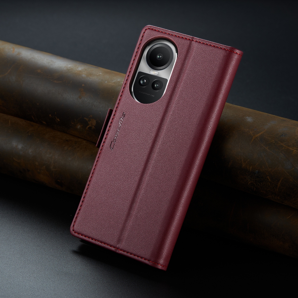 Cho OPPO Reno 10 10pro 8T Reno 8 7z 8z Bao Da Điện Thoại Nắp Lật Kiêm Ví Đựng Thẻ Không Dây