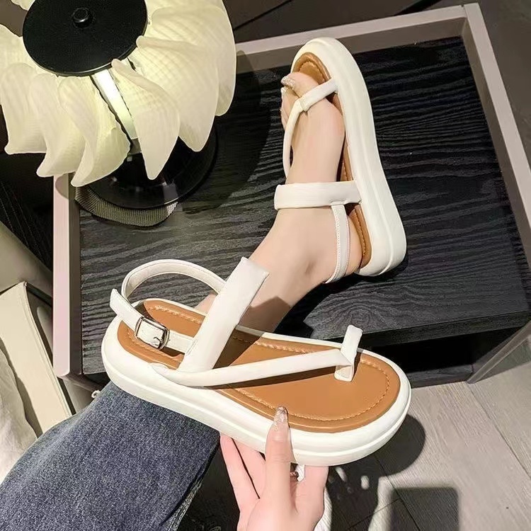 Xăng đan La Mã nữ mùa hè đế dày