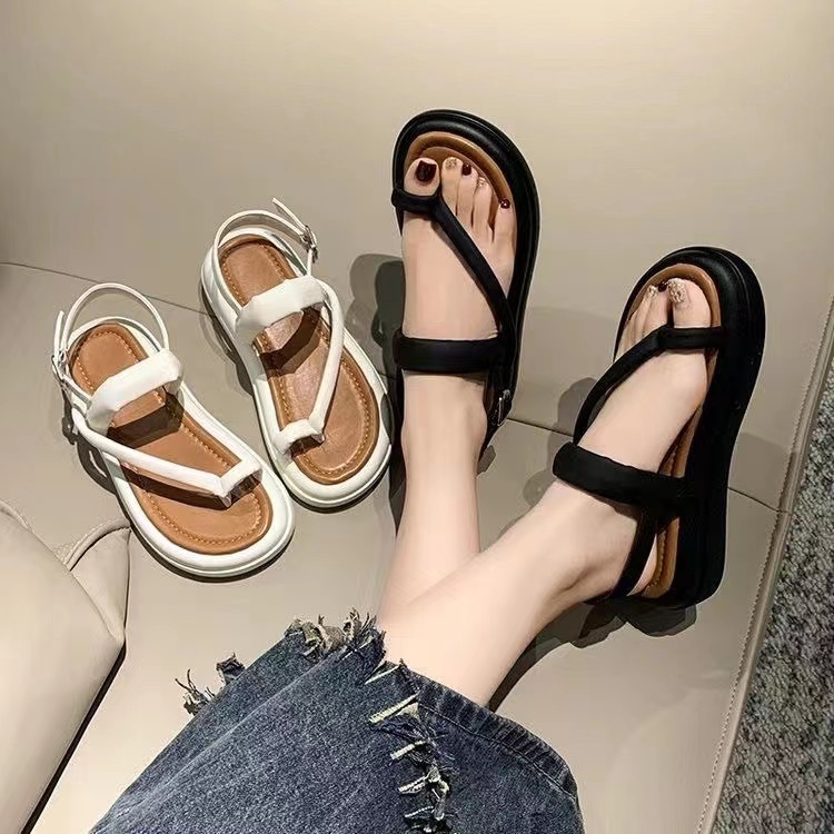 Xăng đan La Mã nữ mùa hè đế dày