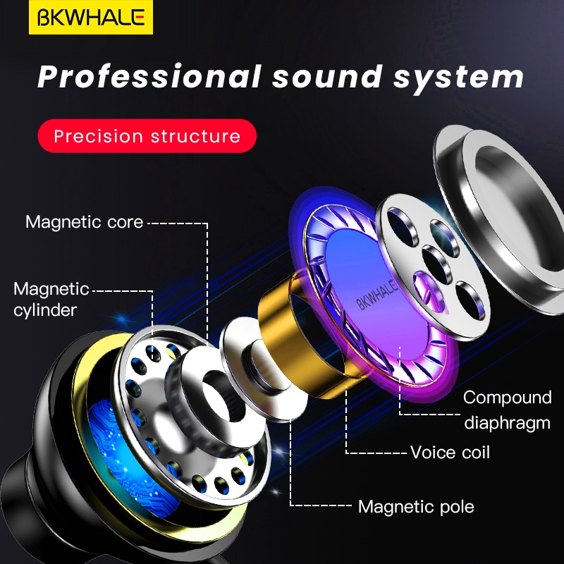 Tai Nghe Nhét Tai Jack Type-C TP33 Có Micro Âm Lượng Vòm Chuyên Dụng Cho Samsung iPad Pro