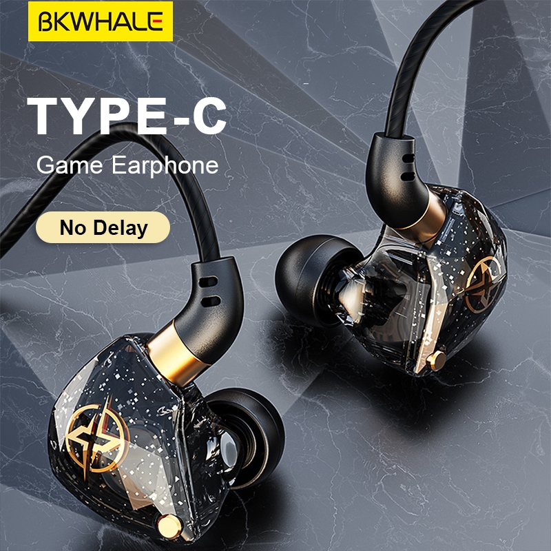 Tai Nghe Nhét Tai Jack Type-C TP33 Có Micro Âm Lượng Vòm Chuyên Dụng Cho Samsung iPad Pro