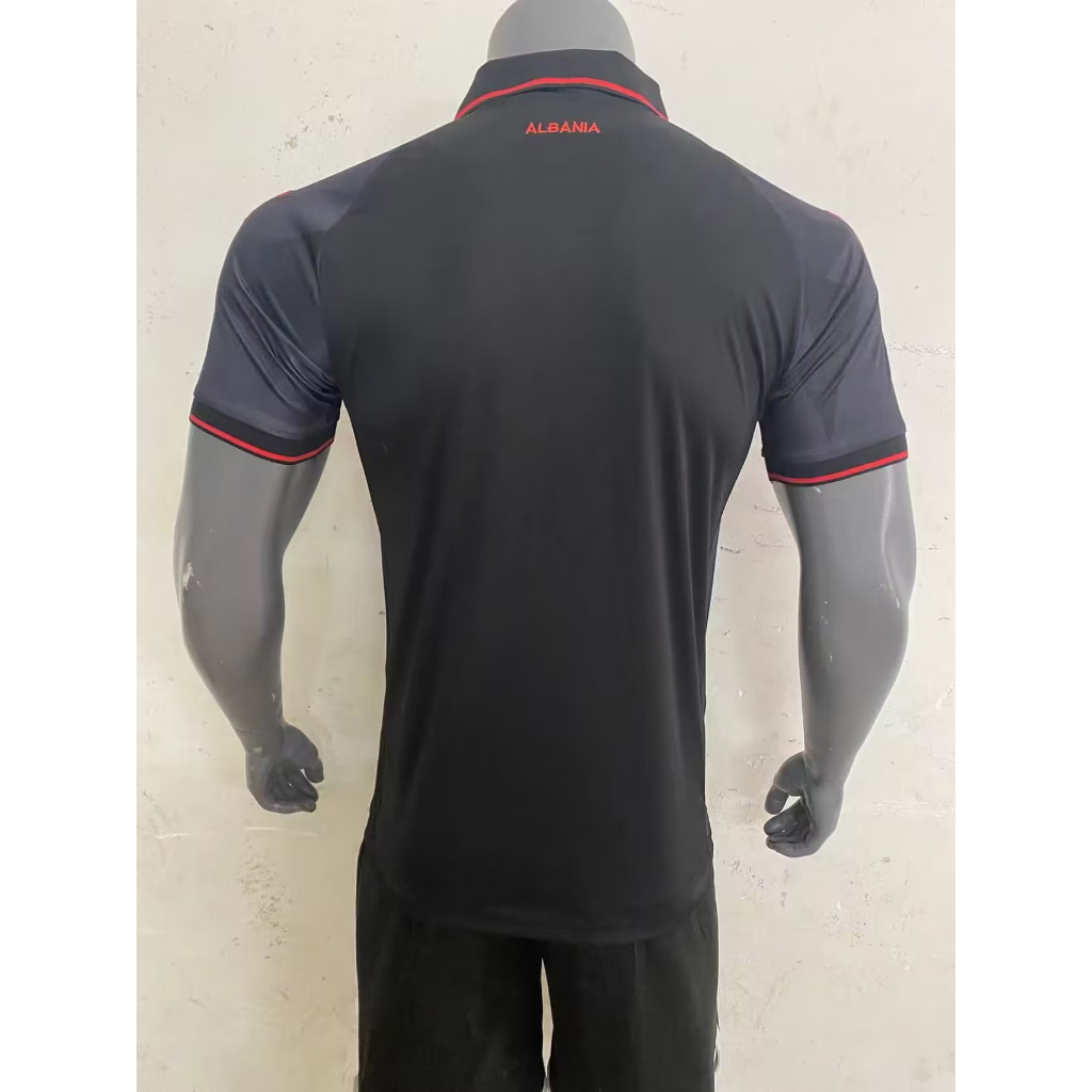 Áo Thun Bóng Đá Sân Khách 23-24 albania  Thứ Ba Size s-2xl * Chất Lượng Cao * Áo Thun