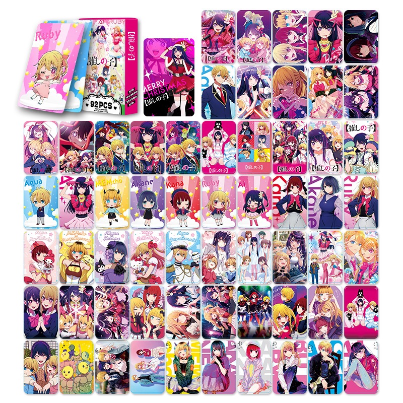 Hộp 92 Tấm Thẻ Hình Phim Animeoshi no ko