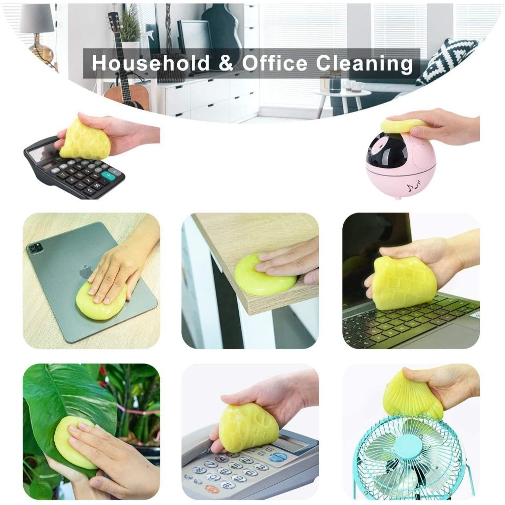 Gel làm sạch vệ sinh ô tô, bàn phím, điện thoại, bụi bẩn, laptop trọng lượng,Gel vệ sinh bàn phím - slime vệ sinh bàn phím - gel vệ sinh lap top, oto - silicon hút bụi