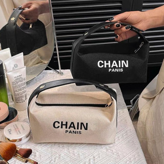 Túi Đựng Mỹ Phẩm Bằng Vải canvas Sức Chứa Lớn Thời Trang Cao Cấp