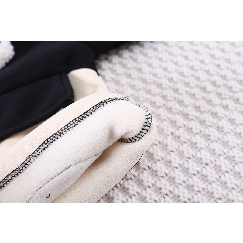 Set Áo Sơ Mi Tay Dài Có Khóa Kéo + Quần Dài Bằng Vải Nhung Giữ Ấm Mùa Đông Dễ Thương Cho Bé Trai 0-5 Tuổi