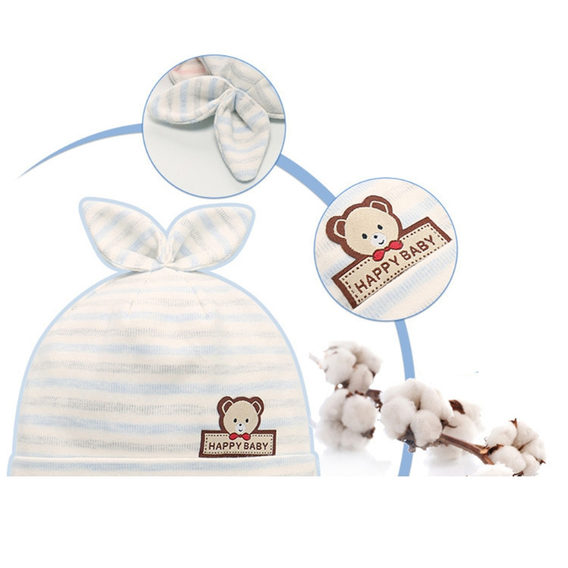 Mũ Trùm Đầu Màu Trơn Thời Trang Xuân Hè Cho Bé Sơ Sinh